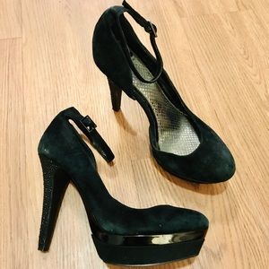 GB rhinestone high heels!